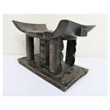Small Carved African Wood Stool