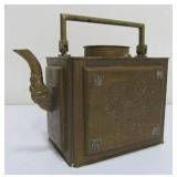 Old Vintage Chinese Brass Teapot