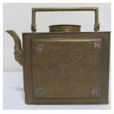 Old Vintage Chinese Brass Teapot