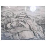 Estate Lot of 3 Antique Etchings