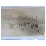 Group of Antique Winter Ski Jump & Ice Castle Photographs