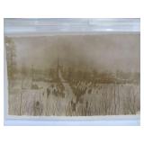 Group of Antique Winter Ski Jump & Ice Castle Photographs