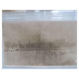 Group of Antique Winter Ski Jump & Ice Castle Photographs