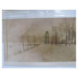 Group of Antique Winter Ski Jump & Ice Castle Photographs