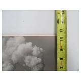 Large Old Original Burlington Route Railroad Train Photo w/Info