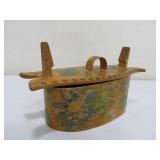 Small Antique Scandinavian Tine Box