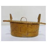 Small Antique Scandinavian Tine Box