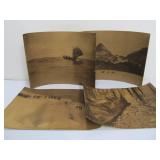 Lot of 4 Large Antique Menus From The New Washington Hotel in Seattle