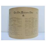 Lot of 4 Large Antique Menus From The New Washington Hotel in Seattle