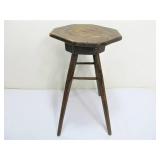 Early Antique Primitive Wooden Stool