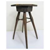 Early Antique Primitive Wooden Stool