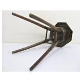 Early Antique Primitive Wooden Stool
