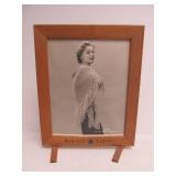 Vintage Bernat Yarns Oak Frame Store Display Sign