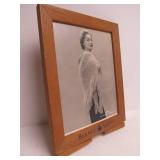 Vintage Bernat Yarns Oak Frame Store Display Sign