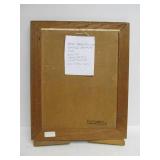 Vintage Bernat Yarns Oak Frame Store Display Sign