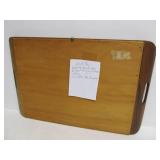 Inlaid Vintage Deco Genuine Butterfly Wing Bentwood Serving Tray