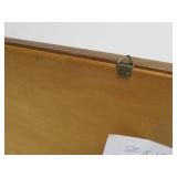 Inlaid Vintage Deco Genuine Butterfly Wing Bentwood Serving Tray
