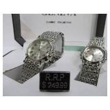 2 Sets of His & Hers Geneva Watches