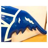 LARGE Vintage Winged Foot GOODYEAR TIRES Porcelain Advertising Sign