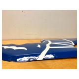 LARGE Vintage Winged Foot GOODYEAR TIRES Porcelain Advertising Sign