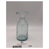 Unique Vintage Swirl Bubble Glass Vase