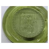 Vintage Col. Herbert Jeffrys Seal in Green Glass