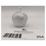 Gorgeous Hand Blown Glass Apple