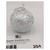 Gorgeous Hand Blown Glass Apple