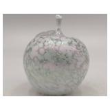 Gorgeous Hand Blown Glass Apple