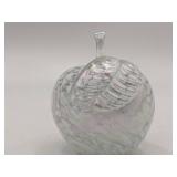 Gorgeous Hand Blown Glass Apple
