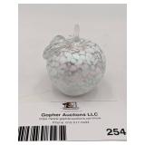 Gorgeous Hand Blown Glass Apple