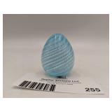 Vintage 1989 Murano Glass Azure Egg