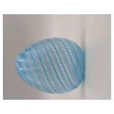 Vintage 1989 Murano Glass Azure Egg
