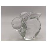 Hand-Blown Glass Rabbit and Swan