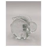 Hand-Blown Glass Rabbit and Swan