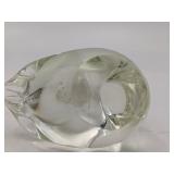 Hand-Blown Glass Rabbit and Swan