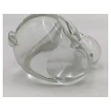Hand-Blown Glass Rabbit and Swan