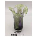 Gorgeous Vintage Hand-Blown Glass Vase