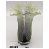 Gorgeous Vintage Hand-Blown Glass Vase