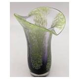 Gorgeous Vintage Hand-Blown Glass Vase