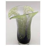 Gorgeous Vintage Hand-Blown Glass Vase