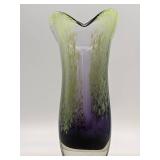 Gorgeous Vintage Hand-Blown Glass Vase