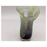 Gorgeous Vintage Hand-Blown Glass Vase