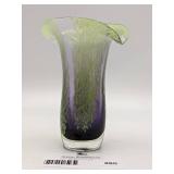 Gorgeous Vintage Hand-Blown Glass Vase