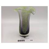 Gorgeous Vintage Hand-Blown Glass Vase