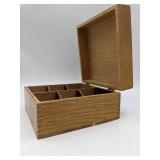 Rare Vintage Wooden Tea Box