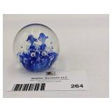 Under The Sea-Vintage Hand-Blown Glass Dolphin Paperweight