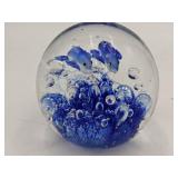 Under The Sea-Vintage Hand-Blown Glass Dolphin Paperweight