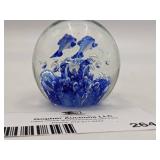 Under The Sea-Vintage Hand-Blown Glass Dolphin Paperweight