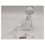 Beautiful Vintage V. Nason & Co. Murano Glass Seal Balancing a Ball